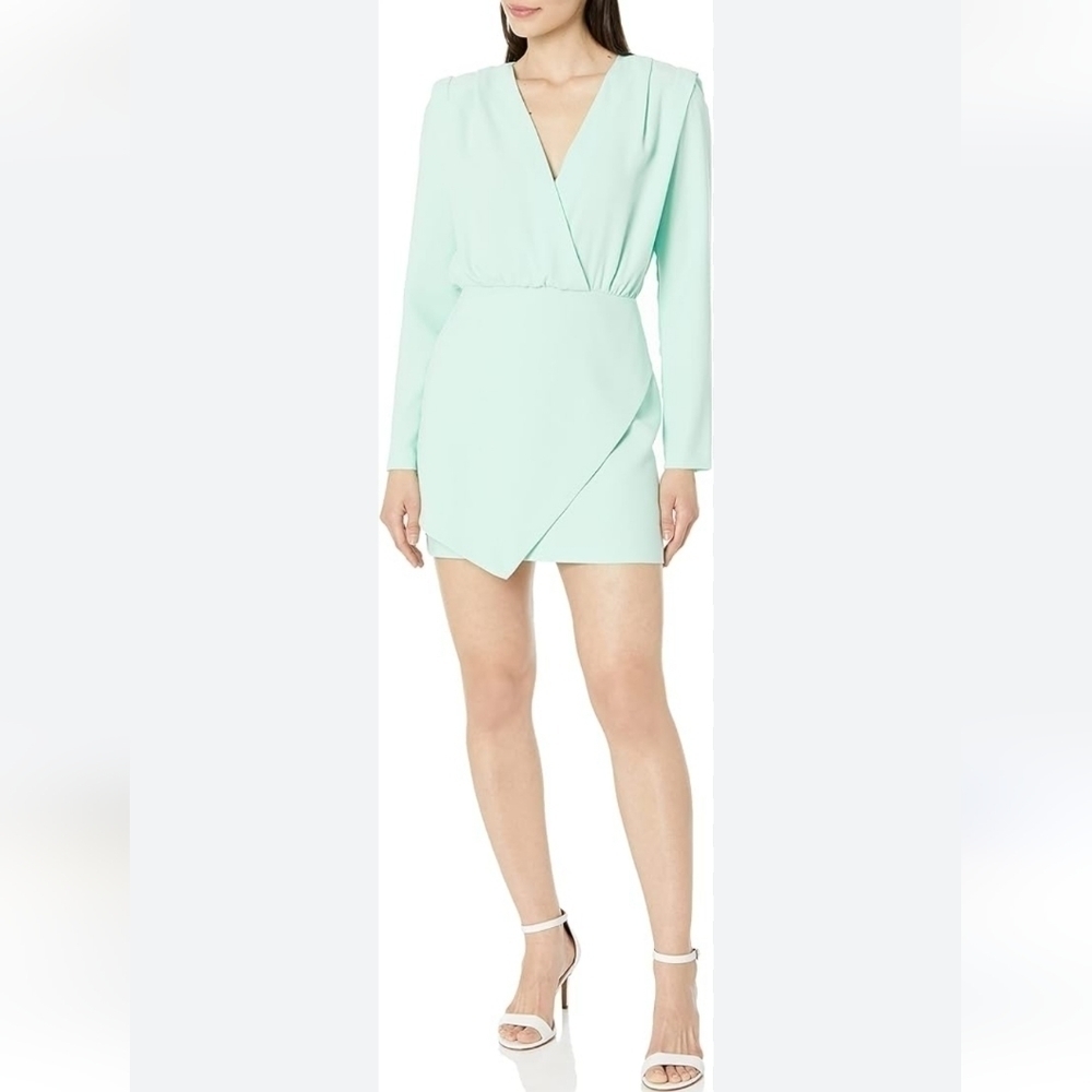 AMANDA UPRICHARD CONTESSA Green DRESS - Picture 2 of 13